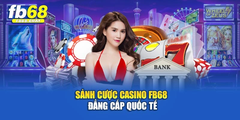 Sảnh cược casino Fb68 đẳng cấp quốc tế