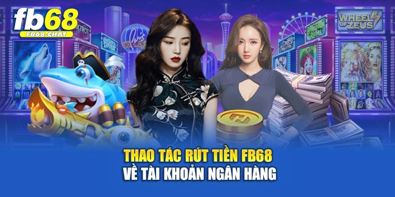 Thao tác rút tiền Fb68 về tài khoản ngân hàng